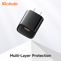Ensemble de câbles de charge Mcdodo 400/401/469, chargeur rapide USB-C PD 20W avec câble tressé PD 20W de 1,2 m pour la charge d'iPhone, Royaume-Uni/UE/États-Unis