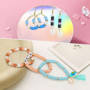 5700 pièces 6mm 24 couleurs <span class=keywords><strong>perles</strong></span> d'argile Bracelet faisant Kit plat rond <span class=keywords><strong>perles</strong></span> d'argile entretoise <span class=keywords><strong>Heishi</strong></span> <span class=keywords><strong>perles</strong></span> pour la fabrication de bijoux perle coquille - Product Image 6