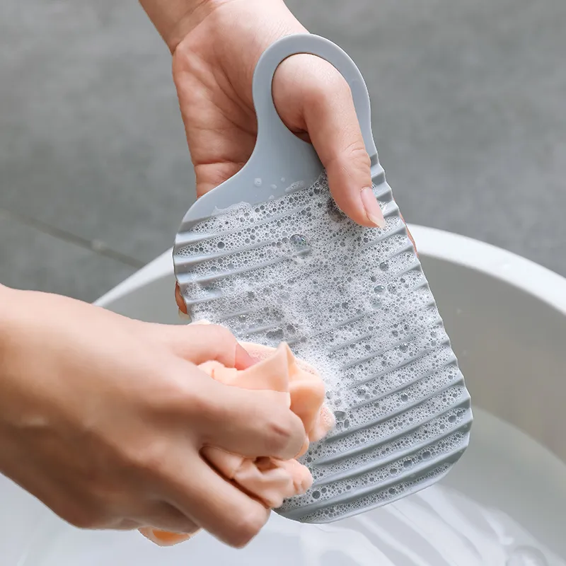 แผ่นล้างบอร์ดขนาดเล็กพกพาได้กันลื่น,ผ้าเช็ดตัวพลาสติกเครื่องมือทำความสะอาดและอุปกรณ์เสริมสำหรับใช้ในครัวเรือน