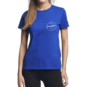 Impresión personalizada estilo básico clásico cuello redondo 200 GSM 95% algodón 5% poliéster verano ecológico transpirable marca camisetas para - Product Image 6