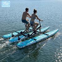 Vélo aquatique à pédales flottant de type SUP pour 2 personnes, cadre en aluminium, faible résistance, portable pour les centres de villégiature, de Chine, Lumark