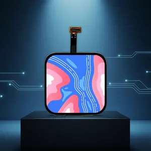 Module d'affichage AMOLED carré STARTEK 2,14 pouces 480x480 Interface QSPI -20~60 ℃   Température d'exploitation COG pour les appareils de contrôle industriel IoT - Product Image 1