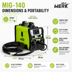 Nueva Soldadora Eléctrica Portátil 3 en 1 MIG/MMA/LIFT <span class=keywords><strong>TIG</strong></span> con Inversor <span class=keywords><strong>de</strong></span> PCB Único para <span class=keywords><strong>Gas</strong></span> y <span class=keywords><strong>sin</strong></span> <span class=keywords><strong>Gas</strong></span>, Entrada <span class=keywords><strong>de</strong></span> 220V, Alambre Sólido <span class=keywords><strong>de</strong></span> 0.8mm - Product Image 6