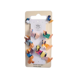 Pince à cheveux en forme de patte de chien 9 cm pour femmes et filles - Product Image 1