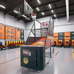 Máquina de juego de tiro de baloncesto callejero de estilo regular deportivo de entretenimiento con monedas para interiores - Product Image 4