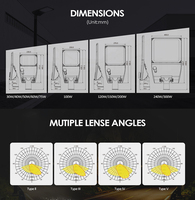 Garantie 5 ans Conception à boucle en aluminium moulé sous pression 30W 50W 100W 120W 150W 200W Éclairage public étanche Lampadaire LED