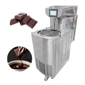Easy to Operate small Commercial 60kg Chocolate Making Machine Continuous Temper Machine