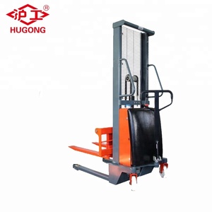 Carretilla elevadora 1.5ton 3 metros Apilador de paletas de energía eléctrica Apilador de paletas de horquilla semieléctrica hidráulica - Product Image 3