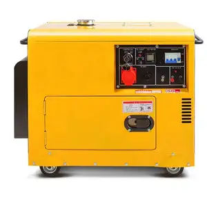 Generatore professionale 5kw di riduzione del rumore di fabbrica 5kw diesel con pannello digitale 110V/220V 60Hz piccolo generatore diesel portatile