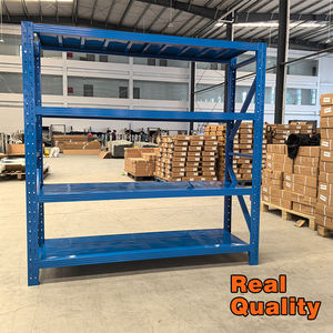 Estanterías de Almacenamiento de Alta Resistencia, Capacidad de Carga de 500 kg/Nivel, Estantes de Acero, Estanterías Industriales Apilables para Almacén, Estanterías Metálicas - Product Image 1