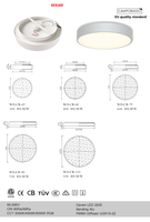 Plafonnier Led suspendu au design classique, design moderne, luminaire décoratif d'intérieur, idéal pour une chambre à coucher