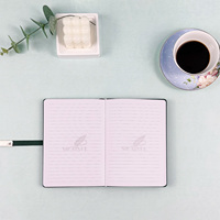 Journal de cahier en cuir PU de luxe pour cadeau d'affaires Design élégant, qualité supérieure pour le bureau et la papeterie exécutive