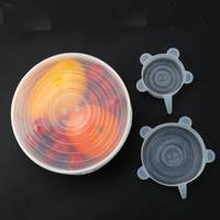 Vente en gros de couvercle de tasse en silicone réutilisable hautement extensible couvercle de bol garde-fraîcheur au micro-ondes