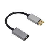 Câble DP vers VGA de qualité supérieure 1080P, blindé par paire torsadée, gaine en PVC, connecteurs plaqués or pour moniteur, HDTV, projecteur