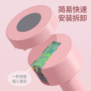 Haltères réglables 5 kg rose cerisier en ABS pour l'entraînement musculaire des bras, équipement de fitness, mise en forme du corps - Product Image 3