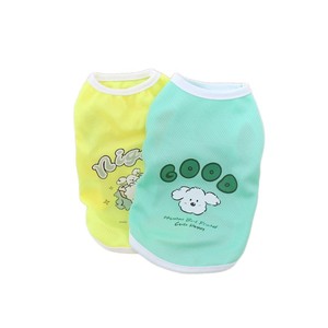 Gilet pour animaux de compagnie, en Polyester respirant, vêtements pour chiens et chats, motif de dessin animé, vêtements de printemps et d'été pour petits animaux de compagnie - Product Image 5