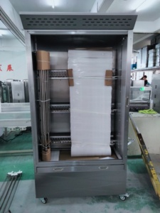Horno Rostizador <span class=keywords><strong>de</strong></span> <span class=keywords><strong>Pollo</strong></span> CHUANGYU para 40-45 Pollos Enteros, Comercial, <span class=keywords><strong>de</strong></span> 8 Asadores, para Uso en Exteriores y Doméstico, con Función Automática - Product Image 6