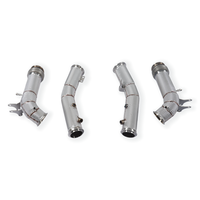 Fabrik-Großhandel Hitzeschutz-Downpipe Auspuffkrümmer für Maserati MC20 3.0T V6 Frontrohr Direktverbindungs-Auspuffrohre Upgrade