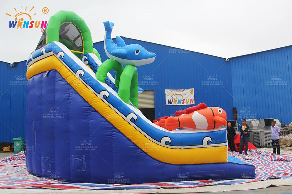 WINSUN Custom Water Slide Inflatable Water Slide Octopus Inflatable ...