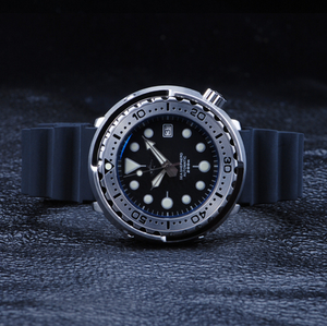 Rts สต็อกฟรีจัดส่งคุณภาพสูง Sapphire 30atm C3 Sliver นักรบปลาญี่ปุ่น Nh35สแตนเลสสตีล Diver สำหรับขาย - Product Image 5