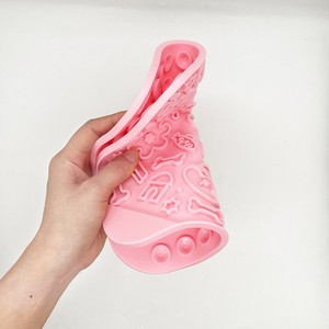 Plat de nourriture multifonctionnel en silicone pour animaux de compagnie, forme ronde 3 en 1, pour chat et chien, avec fonction de léchage lent - Product Image 5