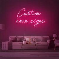 Conception gratuite personnalisée Décoration de mariage Enseigne au néon Lettres lumineuses Enseignes au néon