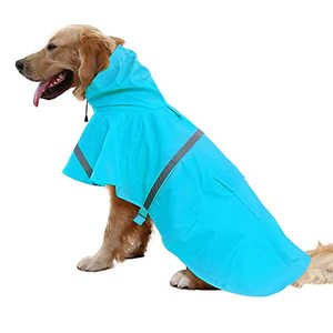 Ropa impermeable para mascotas impermeable, ligero, reflectante, para perros grandes - Product Image 3