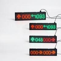 Écran LED d'affichage extérieur étanche pour signalisation de parking, idéal pour les parkings, garages et guides routiers