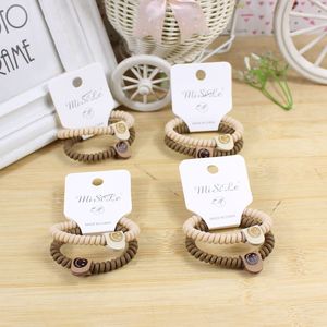 MiSiLe Telephone <b>Cord</b> Hair Ties Mixed Colors High <b>Elasticity</b> Women's Hair Accessories Casual Use Made In China - Product Image 1
