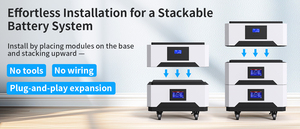 Batterie de stockage d'énergie Lifepo4 48V, pack de batteries 5kWh, système solaire 51,2V 100Ah, système de stockage d'énergie domestique, batterie lithium-ion solaire 100Ah - Product Image 3