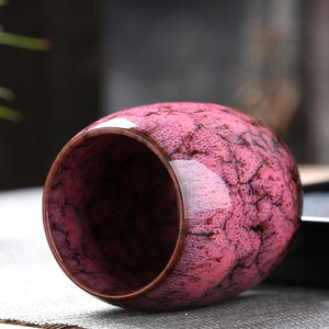 Tazze in <span class=keywords><strong>Ceramica</strong></span> Artigianali Retrò all'Ingrosso, Porcellana Araba del Medio Oriente, 170ml, Tazze per Caffè e Tè con Effetto Cangiante - Product Image 4