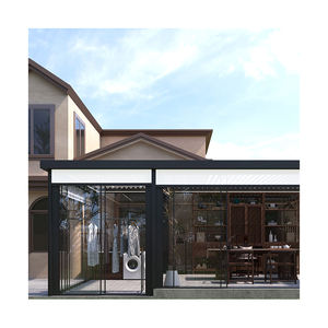 Su geçirmez Modern açık <span class=keywords><strong>Yard</strong></span> teras fabrika gölgelik elektrik sistemi ayarlanabilir Gazebo loualuminum alüminyum Pergola - Product Image 5