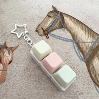Testeur de clavier mécanique aux couleurs macaron lumineuses, bouton anti-stress, porte-clés, clicker de doigt pour soulager le stress