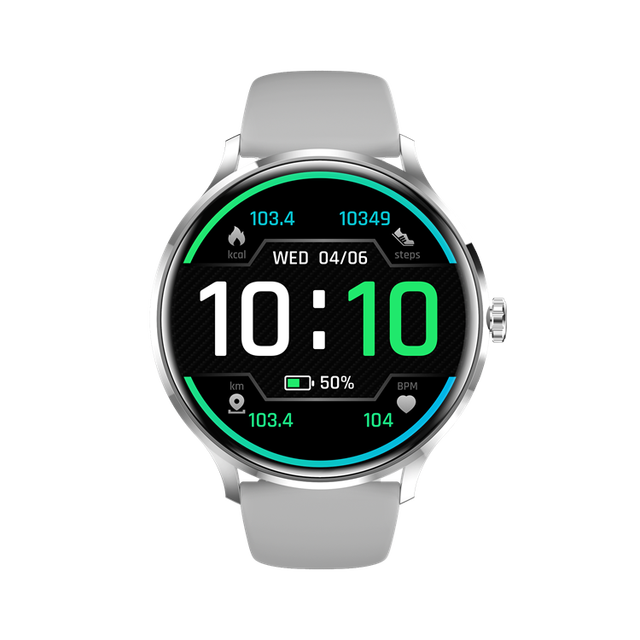 1.39 Inch Round Shape Health Care Qs80 Smartwatch Blood Pressure Oxygen Smart Watch