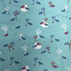 Tissu souple en <span class=keywords><strong>velours</strong></span> côtelé Pinwale 100% coton, Design Floral personnalisé, 16w - Product Image 5