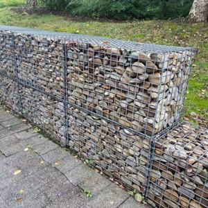 Mur de jardin/jardinière en gabion/cage en gabion soudée 1m x 1m x 1m boîtes en gabion cage en pierre pour mur de soutènement - Product Image 5