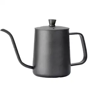 Hot sell Food Grade 600ML Hand Drip Coffee Pouring Kettle Fine Stainless Pour Over Gooseneck Tea Pot kitchen machine