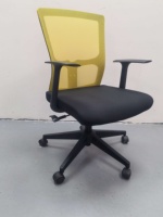 Chaise de bureau exécutive moderne à hauteur réglable en tissu, avec base pivotante en aluminium et fer, pour enfants, maison et école