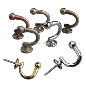 ตะขอเกี่ยวผ้าม่าน,ตะขอเกี่ยวผ้าม่านกรอบพู่โลหะพร้อมน็อต - Product Image 5