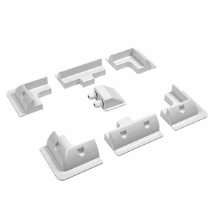 BRISTAR 4 PCS ABS Bords Accessoire de support d'angle de montage de panneau solaire pour RV Yacht - Product Image 1