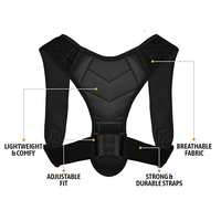 Correcteur de posture léger pour hommes, soutien dorsal supérieur réglable, attelle de clavicule