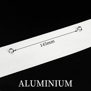 Ruban à plis ondulés pour rideaux avec crochets en aluminium - Product Image 6