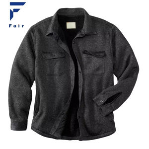 รูปแบบที่กําหนดเองพิมพ์เย็บปักถักร้อยผู้ชายค่าย Rebel เสื้อกันหนาวเสื้อขนแกะแจ็คเก็ต - Product Image 1