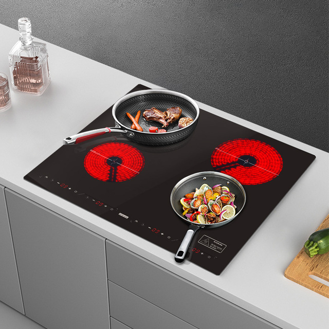 Household Induction Hob Built-in Infrared Electric 4 Burners Ceramic Stove Induction Cooker