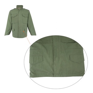 KMS personalizado al Aire Libre verde oliva transpirable impermeable pintura a prueba de viento campo táctico <span class=keywords><strong>M65</strong></span> chaqueta para hombres - Product Image 5