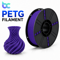 Becreative Carbon Fiber PETG 3D-Drucker Filament 1,75mm 1kg Verstärkt Steif Leichtgewichtig Stark 68 Wärmeabweichung 0,02mm