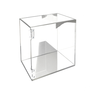 360 độ trong suốt tấm dày Acrylic tùy chỉnh hộp lưu trữ xử lý <span class=keywords><strong>plexiglass</strong></span> uốn nóng năm mặt - Product Image 3