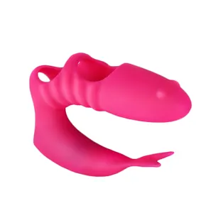 Yoğun stimülasyon için güçlü titreşim dokulu kafa ile G Spot parmak vibratör - Product Image 1