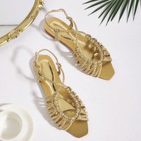 Chaussures plates pour femmes grandes tailles, nouvelle collection été, respirantes, légères, sexy, souples, à enfiler, style resort, tendance