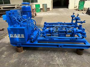 Système de mélange de coulis haute pression pour le remplissage des fondations de tunnels et l'ingénierie minière, injection synchrone à double pompe, moteur 11KW, 100BAR - Product Image 5